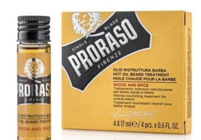 Aceite caliente para barba Proraso