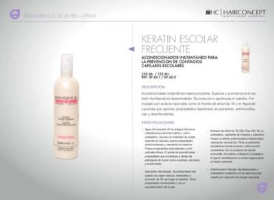 Acondicionador instantáneo Protección Escolar Biological - Imagen 2