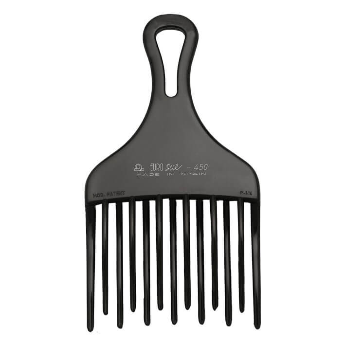 Peine ahuecador Eursotil doble púa Peine Método Curly