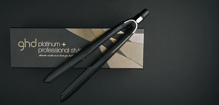 Plancha de pelo ghd platinum+ styler blanca