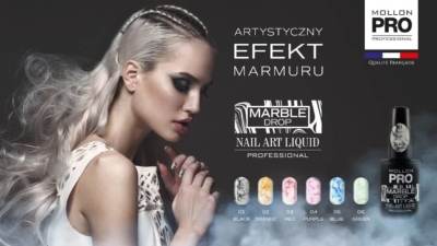 Esmalte efecto mármol Marble Drop Mollon Pro