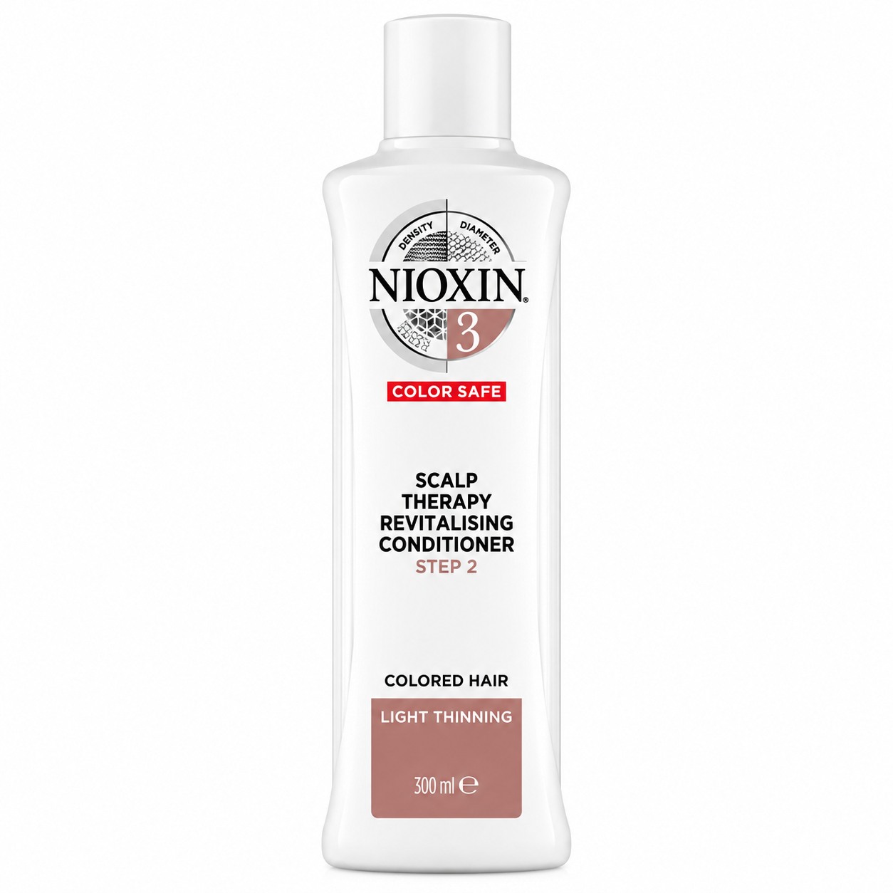 Acondicionador Nioxin System 3 Paso 2 para cabello teñido con debilitamiento ligero
