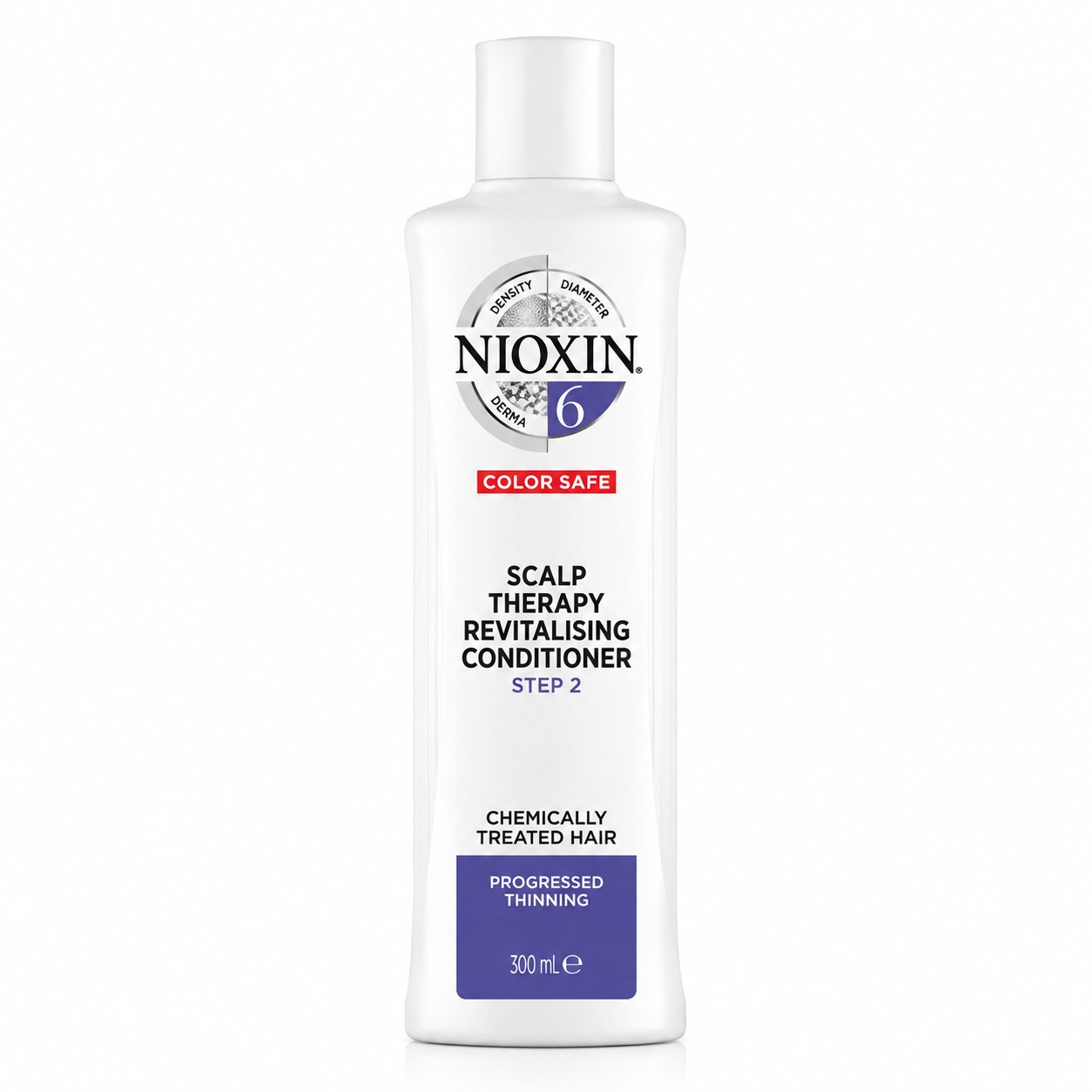 Acondicionador Nioxin System 6 Paso 2 para cabello tratado químicamente con debilitamiento progresivo