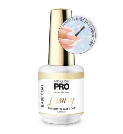 Esmalte Top coat Mollon pro Luxury Bio keratin