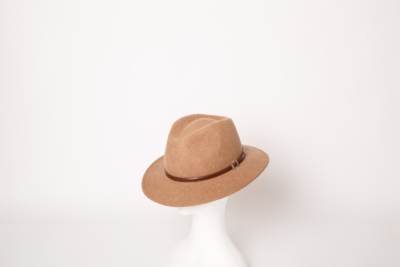 Sombrero indiana Solid ala ancha Traveller