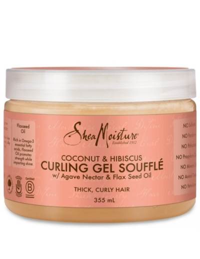 Gel de rizos soufflé coconut & Hibiscus Shea Moisture