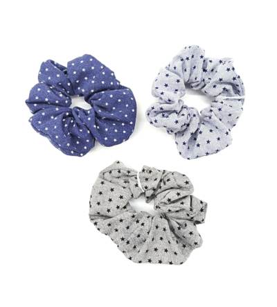 Coletero scrunchie tela estrellas Siena