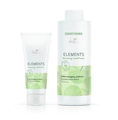 Acondicionador desenredante Wella Elements Revitalizante