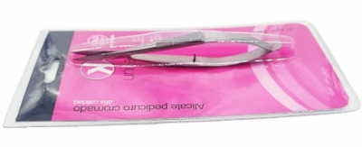 Tijera para cejas y pestañas Acero cromado Unika - Imagen 2