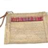 Bolso de paja con flecos