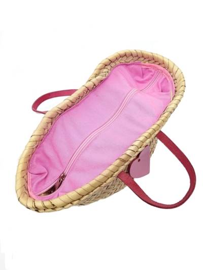 Bolso capazo infantil de esparto