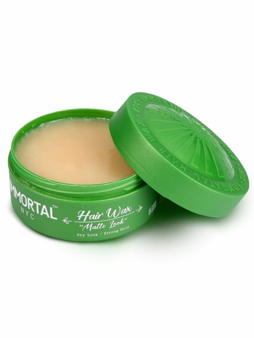 Gel Hair Wax Immortal Matte Look para pelo y barba Acabado mate
