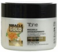 Mascarilla Tahe Miracle Gold Antifrizz Cabellos gruesos 