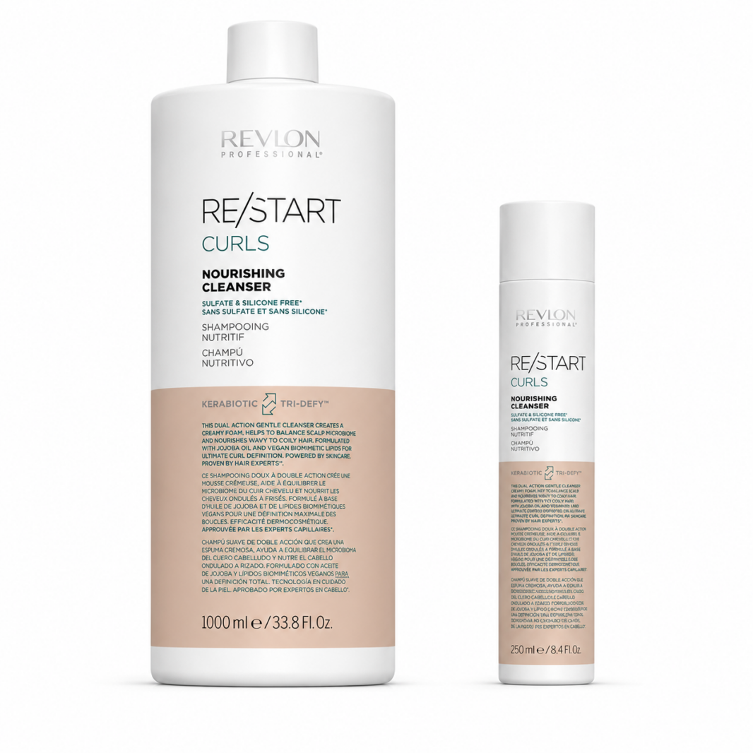 Champú Nutritivo Curl Revlon Professional RE/START para limpiar, hidratar y definir rizos