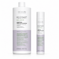 Champú Purificante Revlon Professional RE/START para limpiar en profundidad el cuero cabelludo y el cabello