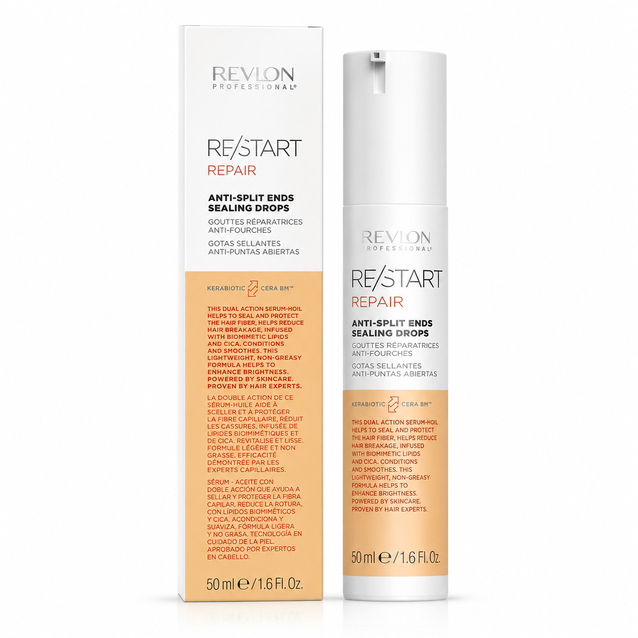 Sérum para Puntas Abiertas Revlon Professional RE/START Repair para reparar y sellar las puntas