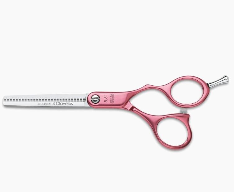 Tijeras de peluquero 3 Claveles Dur 5,5" Esculpir 12692 para entresacar y texturizar el cabello
