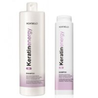 Champú restaurador Montibello Keratin Energy para reparar y fortalecer el cabello