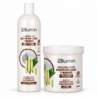 Pack Blumin Tahe con champú de aceite de coco y bambú más mascarilla capilar