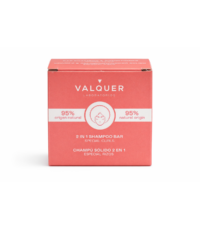 Champú sólido 2 en 1 especial rizos Valquer para limpiar y definir el cabello rizado