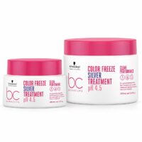 Mascarilla Silver Schwarzkopf BC Bonacure Color Freeze Clean Performance para cabello blanco, gris o aclarado