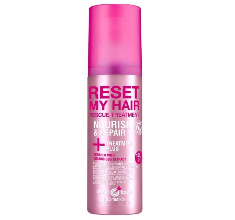 Mascarilla de tratamiento 12 en 1 Montibello Reset My Hair Plus para reparar y nutrir el cabello