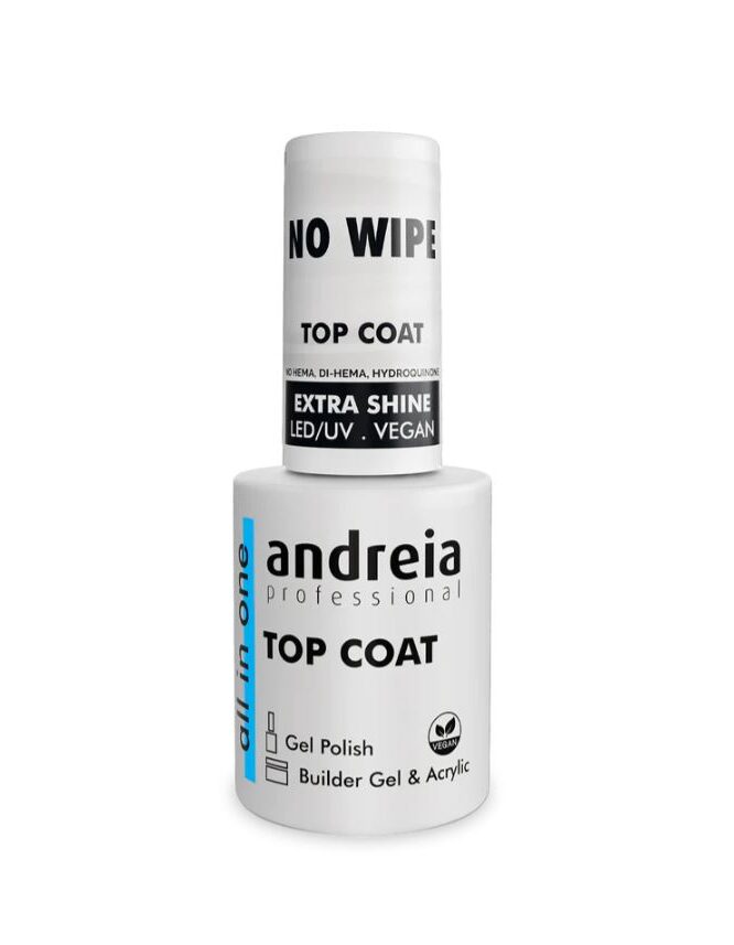 Top Coat Andreia All in One para sellado, brillo y larga duración