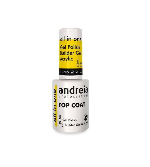 Top Coat Andreia All in One para sellado, brillo y larga duración