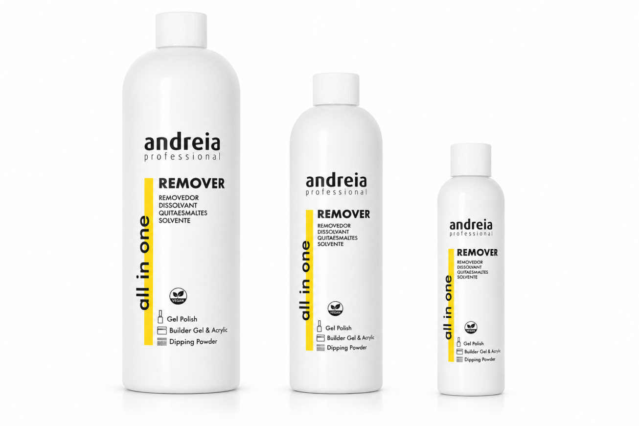 Removedor All In One Andreia para retirar esmalte semipermanente de forma eficaz