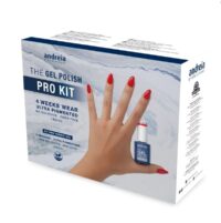 Pro Kit The Gel Polish Semipermanente Andreia con todo lo necesario para una manicura profesional