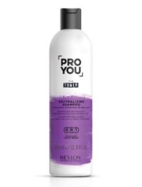 Champú Neutralizante Revlon Professional Pro You para eliminar tonos amarillos no deseados en cabellos rubios y con mechas