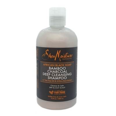 Champú limpieza profunda Shea Moisture African Black Soap