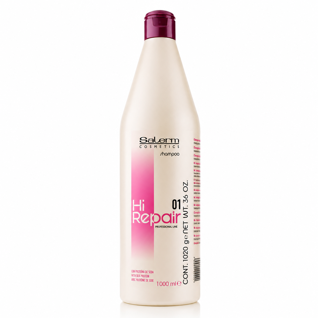 Champú Hi Repair Salerm para reparar y fortalecer el cabello dañado