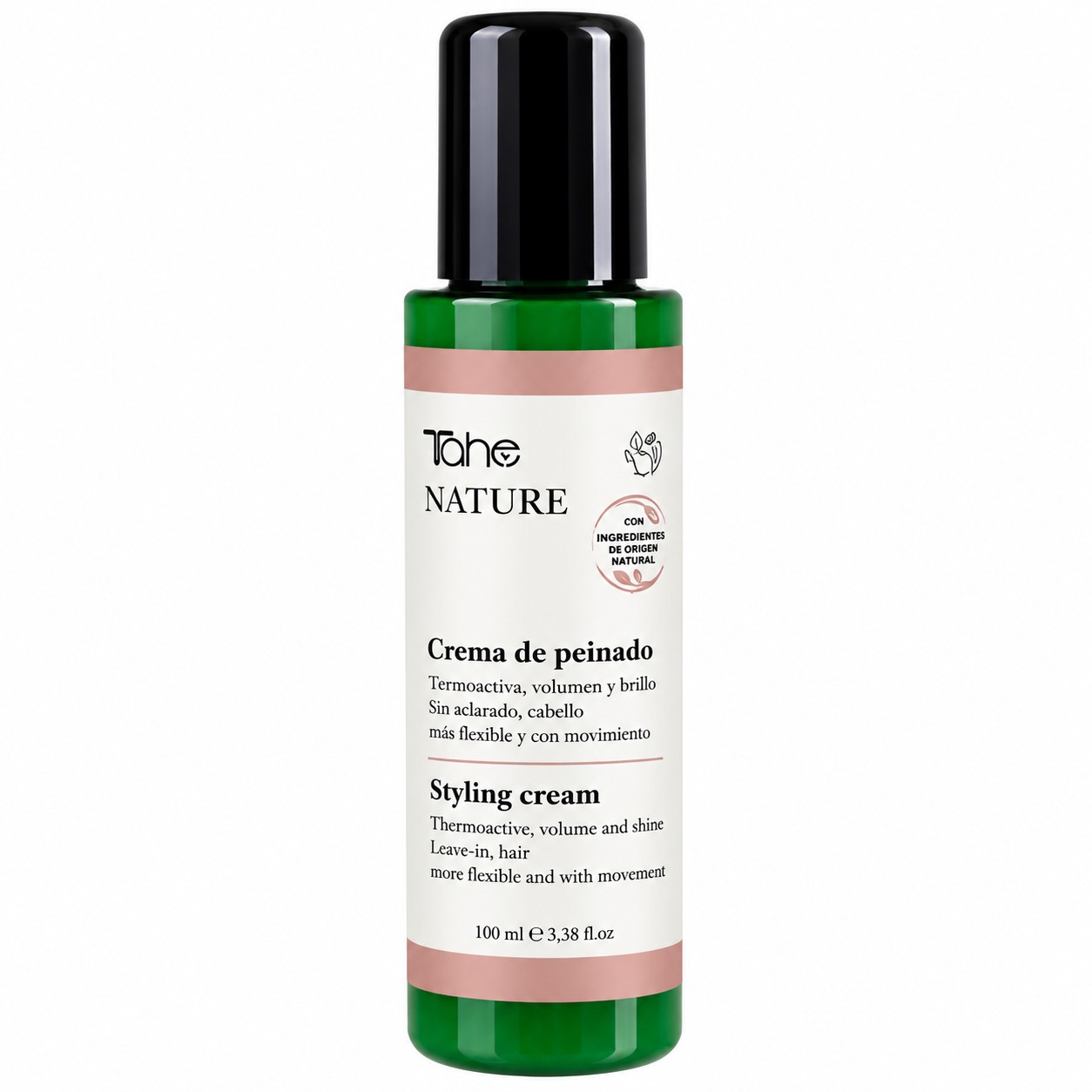 Crema de peinado Tahe Nature para hidratar, suavizar y controlar el cabello sin aclarado