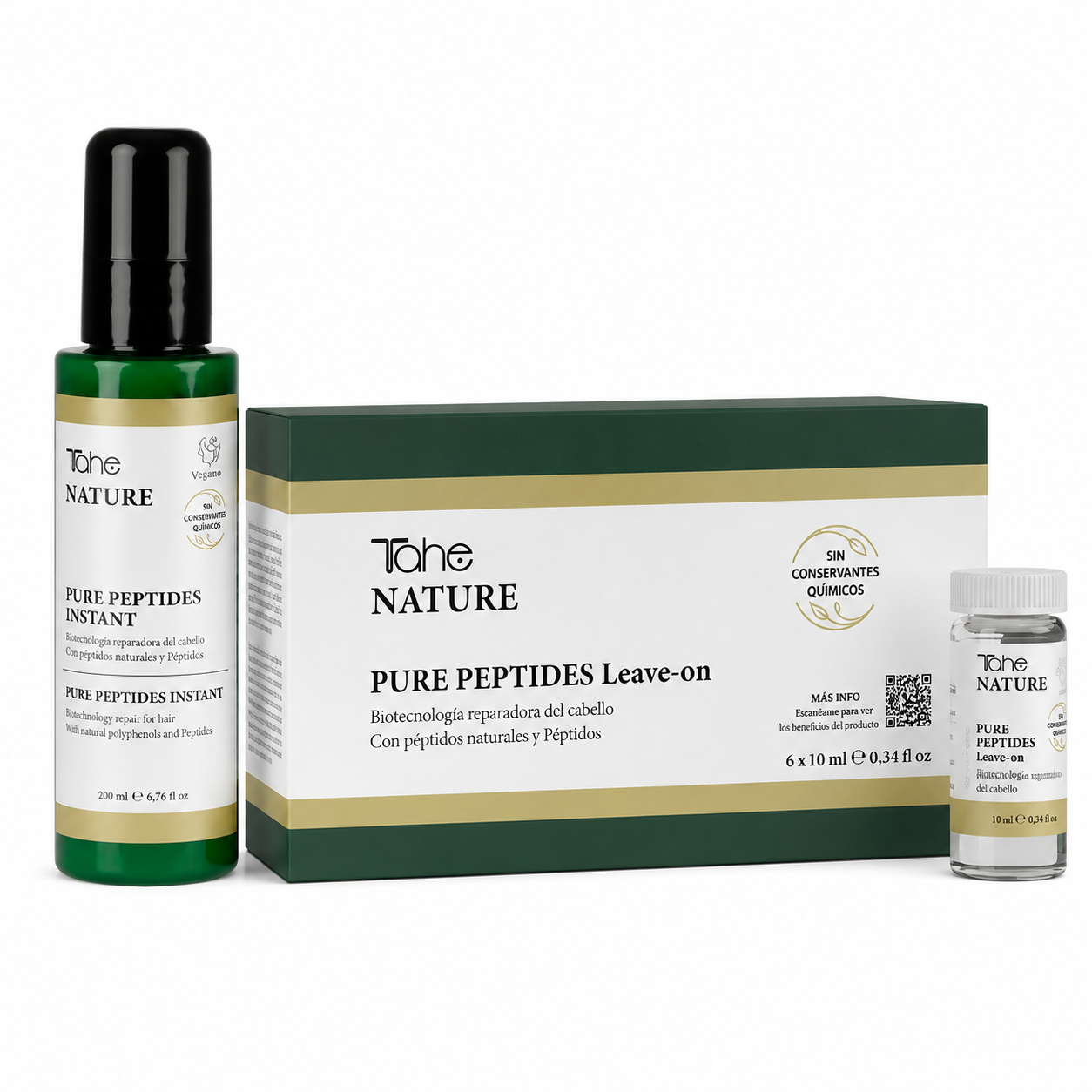 Tratamiento instantáneo Pure peptides Tahe Nature