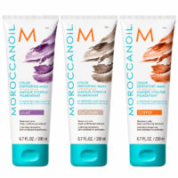 Mascarilla de color Moroccanoil para aportar color temporal, hidratación y brillo al cabello