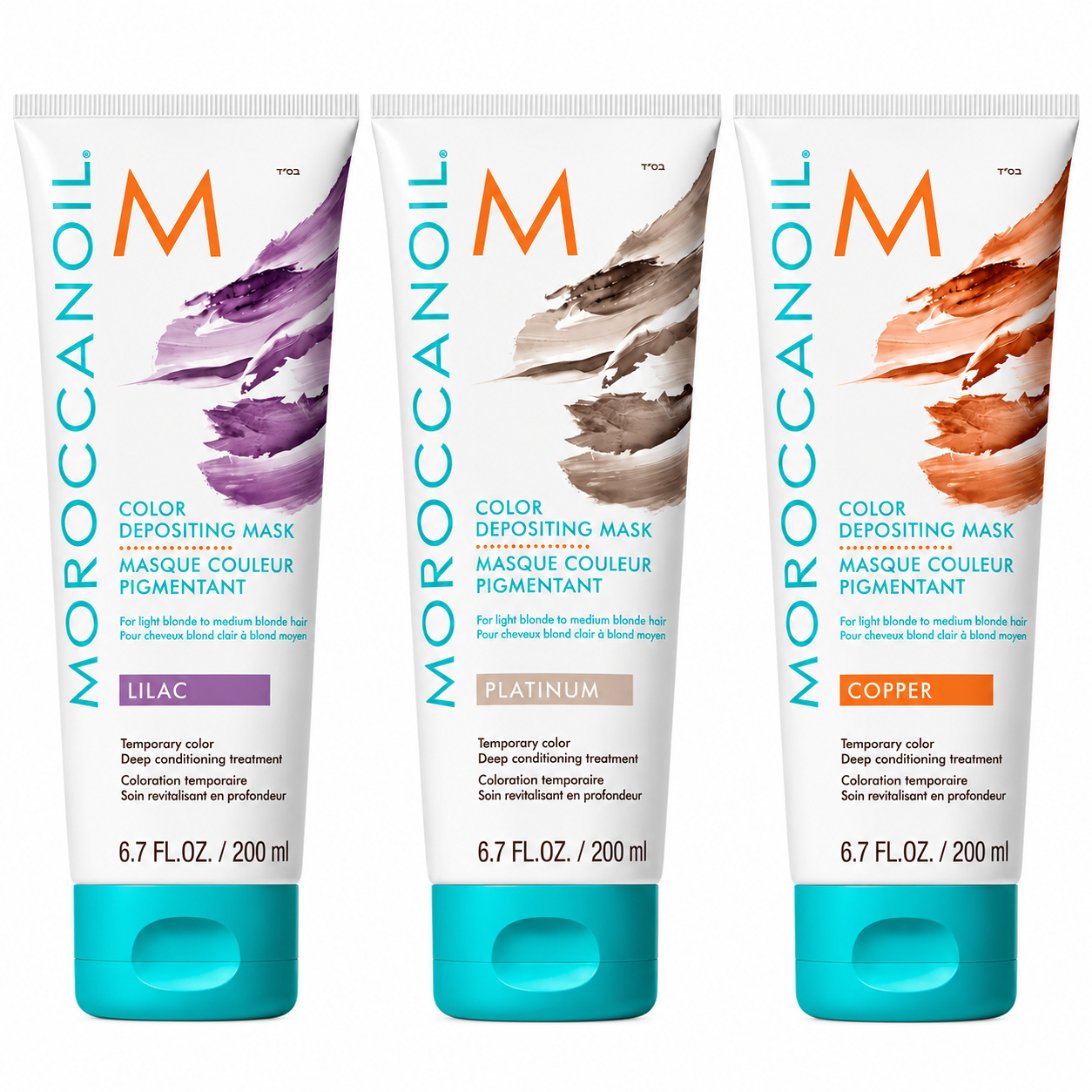 Mascarilla de color Moroccanoil para aportar color temporal, hidratación y brillo al cabello