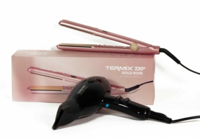 Pack plancha 230º gold rose + secador pro 4300 Termix