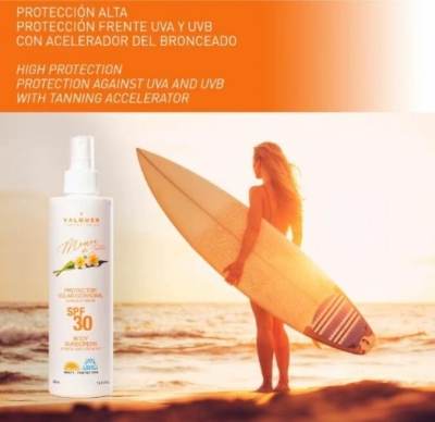 Spray protector solar corporal SPF 30 Valquer - Imagen 4