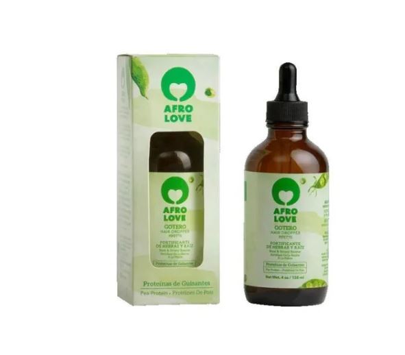 Gotero fortificante Afro Love para fortalecer y revitalizar el cabello