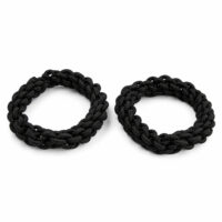 Coleteros trenzados Eurostil para recoger el cabello y crear coletas y peinados
