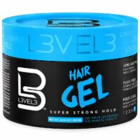 Gel Level3 Super Fuerte para fijación intensa y control duradero del peinado