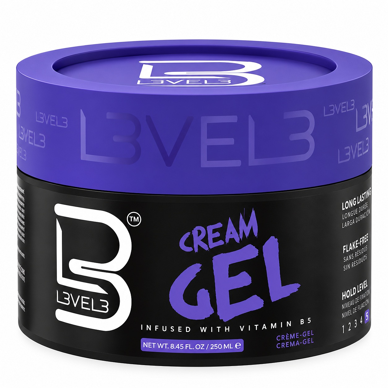 Gel en crema Level3 para definir, moldear y controlar el cabello