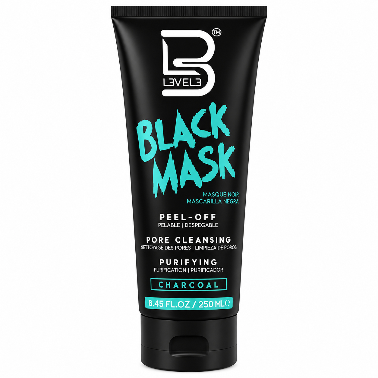 Mascarilla facial purificante de carbón Level3 para limpiar y cuidar la piel del rostro