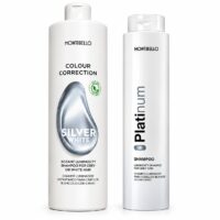 Champú instantáneo Montibello para cabellos blancos o con canas