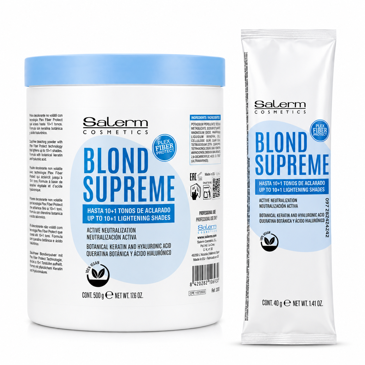 Decoloración Salerm Blond Supreme para una aclaración profesional del cabello