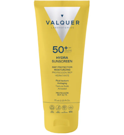 Crema Facial 50+ Hidra Sunscreem Hidratante y Antiedad Valquer
