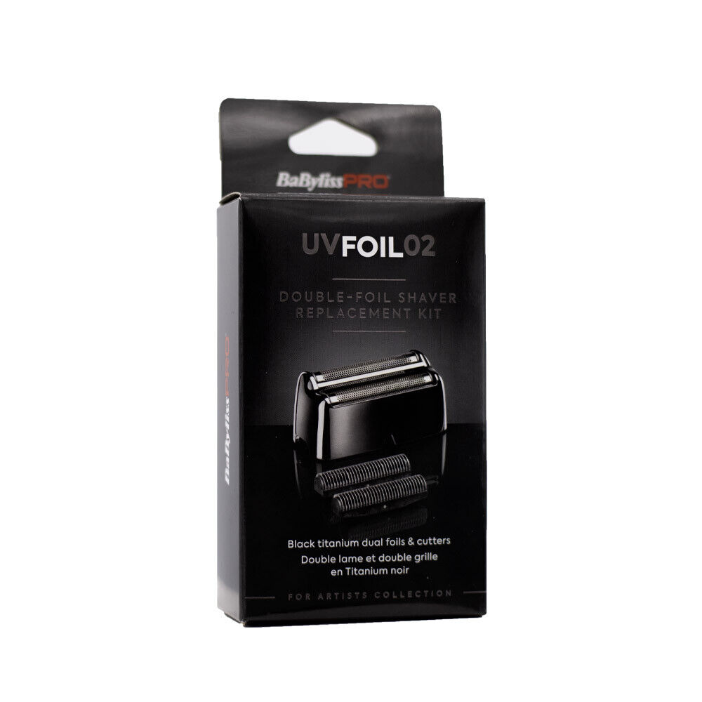 Kit de recambio para afeitadora UV FOIL02 BaBylissPRO con láminas y cuchillas de repuesto
