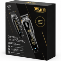 Pack Wahl Barber Combo Cordless con máquinas profesionales inalámbricas para barbería