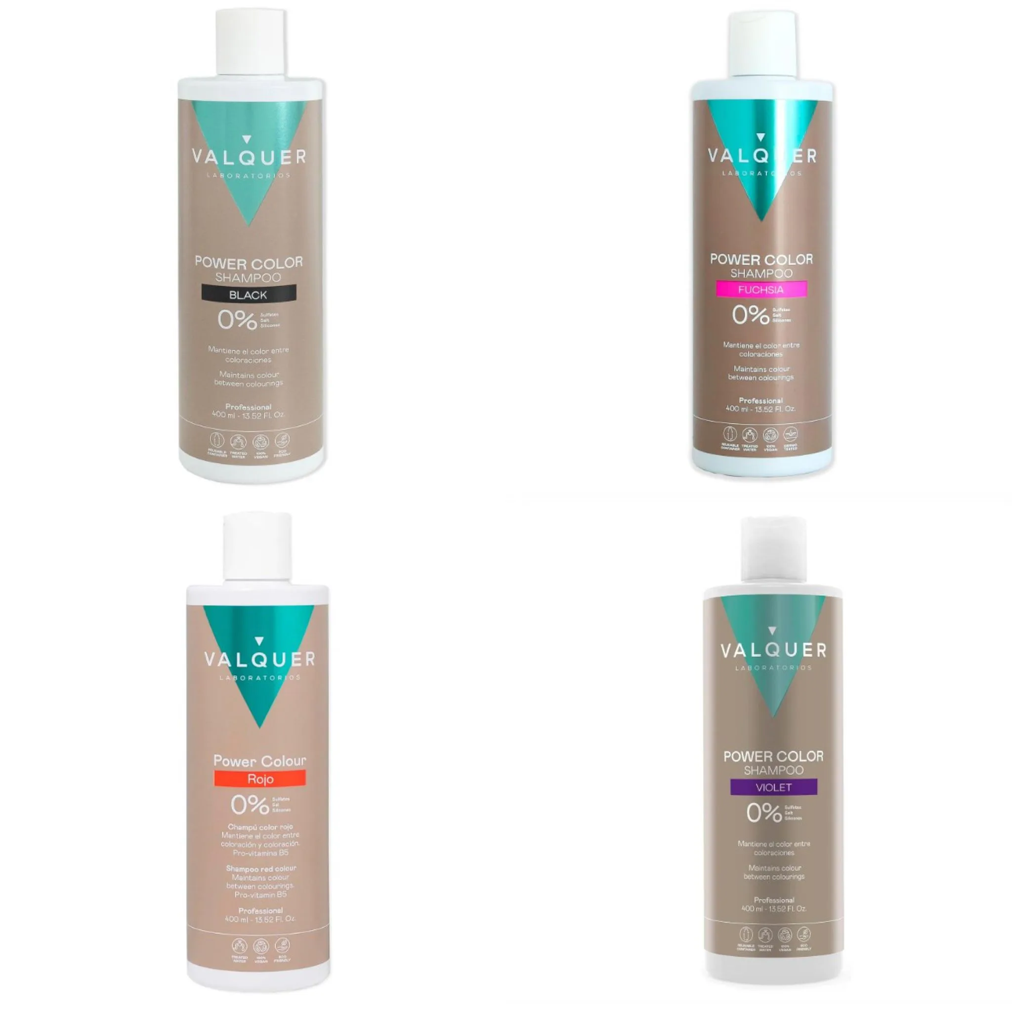 Champú Valquer power color